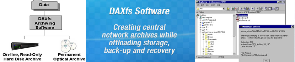 PRODUCTS - DAXfs Archiving Software - Solution