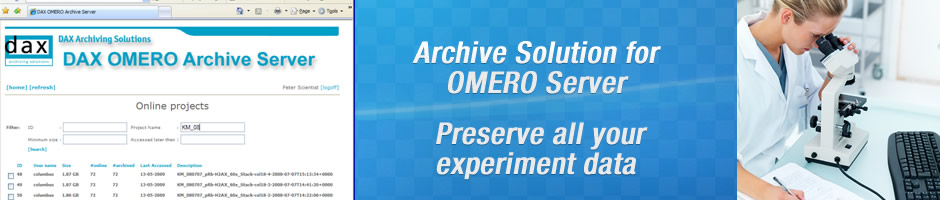 SOLUTIONS - Archive Solution for OMERO Server - Challenge