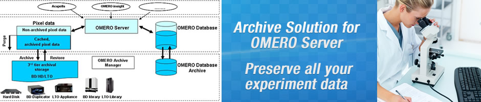 SOLUTIONS - Archive Solution for OMERO Server - Benefits